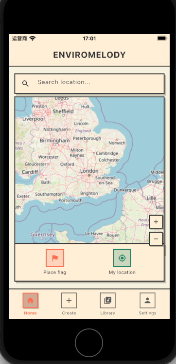 EnviroMelody application screenshot