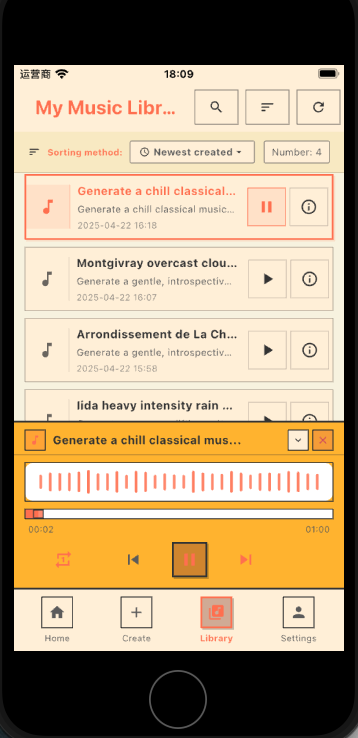 Music player